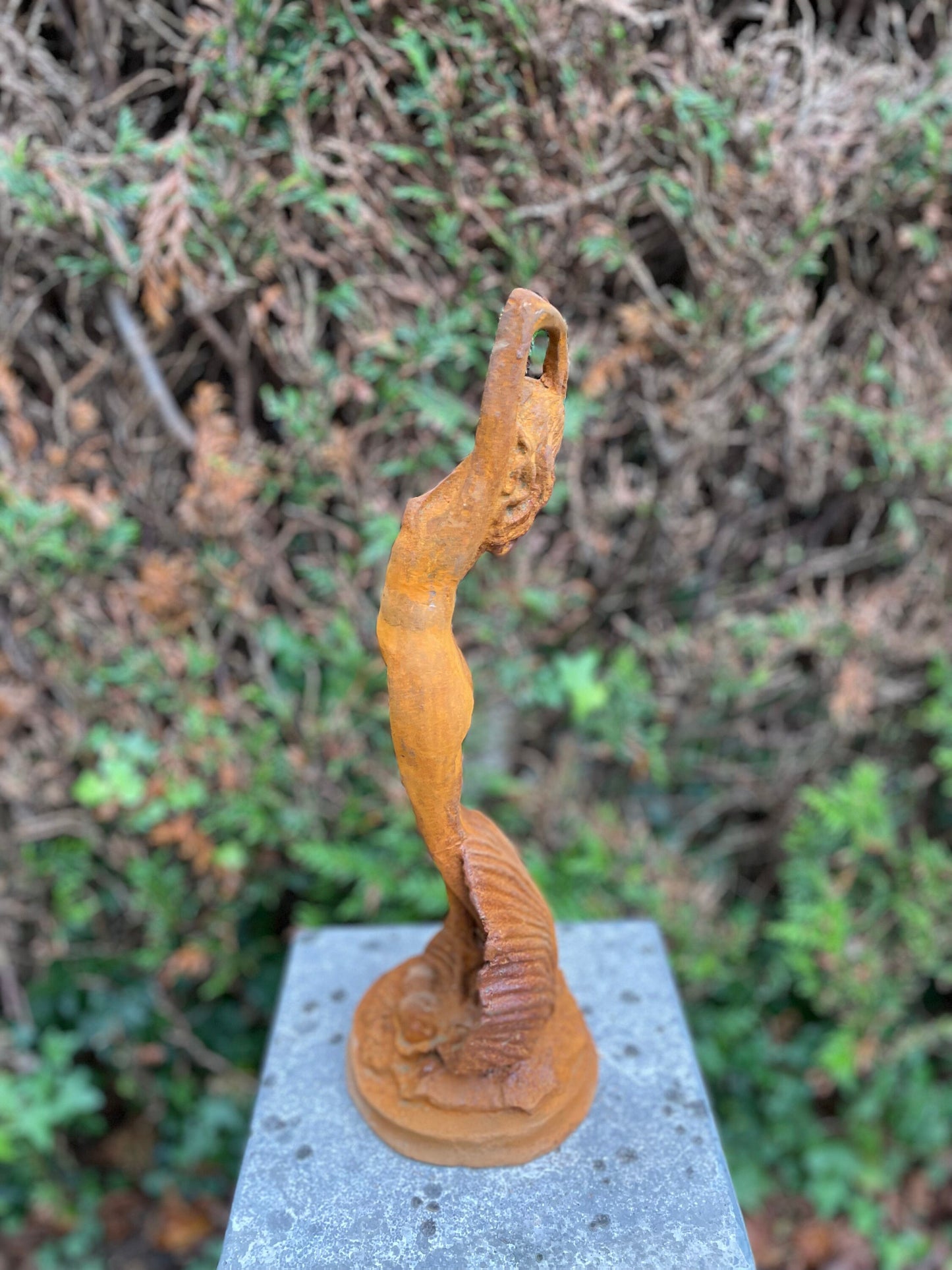 Seashell Lady – Iron Sculpture. 44x14x14cm - 4.3Kg