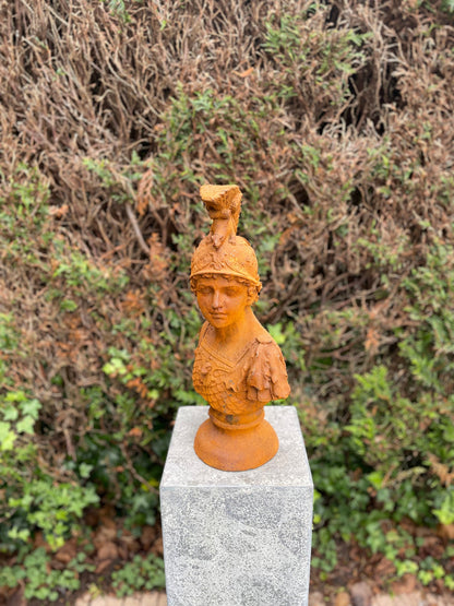 Athena Bust – Iron Sculpture. 46x25x17cm - 13.9Kg