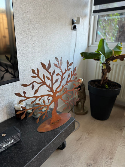 Tree of Life – Iron Sculpture. 50x15x47cm