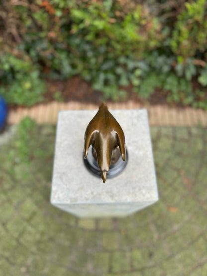 Sharp-Eyed Eagle – Bronze Sculpture. 20x12x21cm - 2Kg
