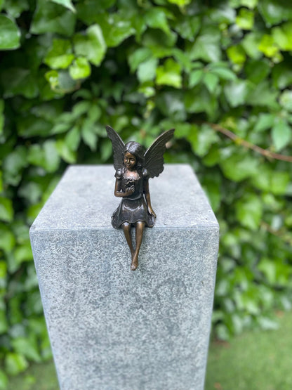 Seated Fairy – Bronze Sculpture. Variations Available - Approx. 0.7Kg