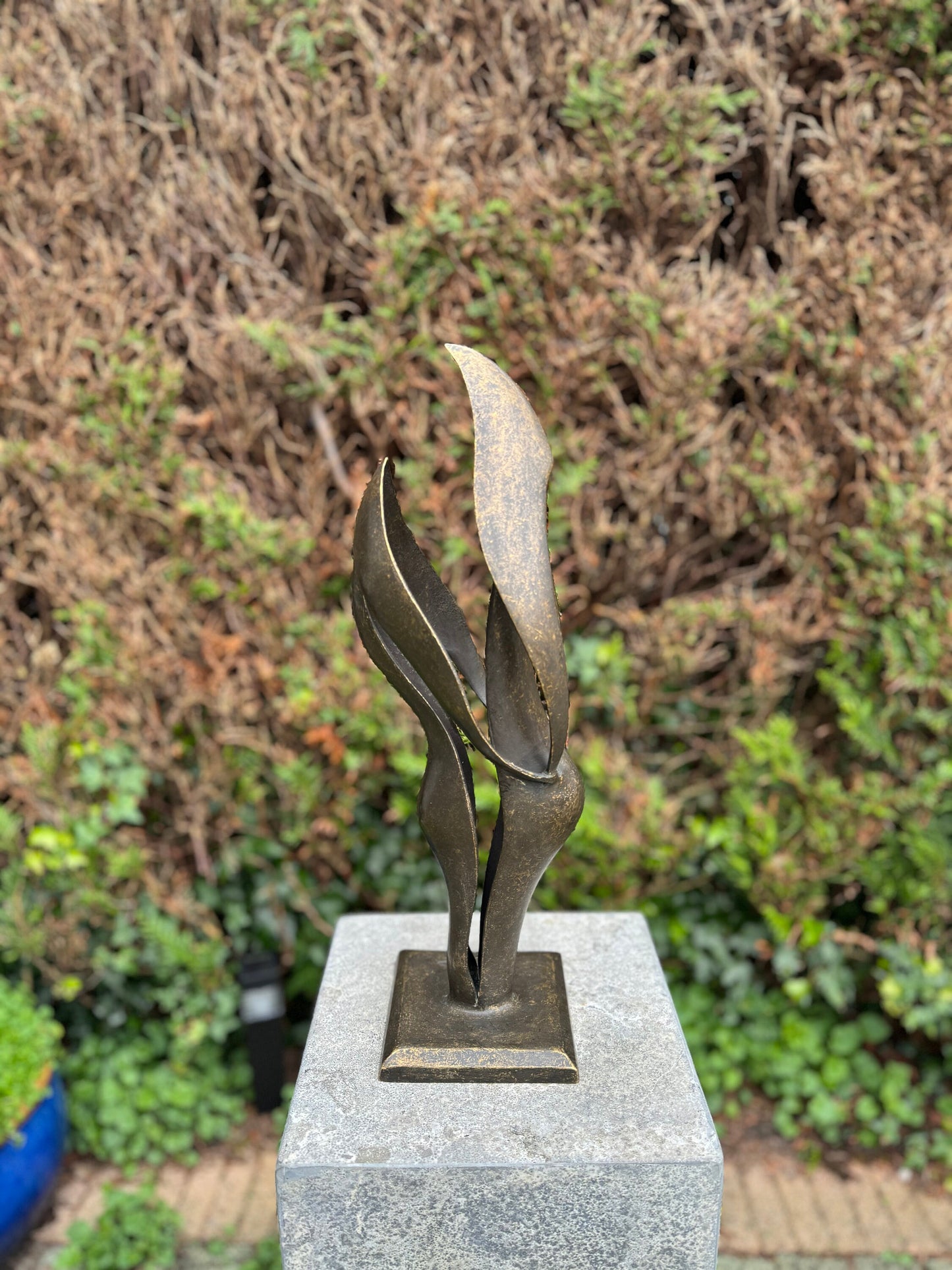 Fluid Motion – Bronze Sculpture. 15x13x45cm - 2.7Kg