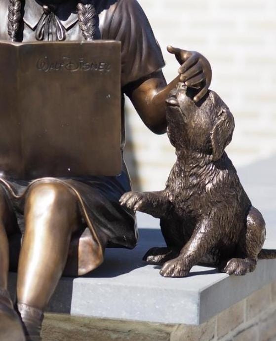 Reading Together – Bronze Sculpture. 70x59x70cm