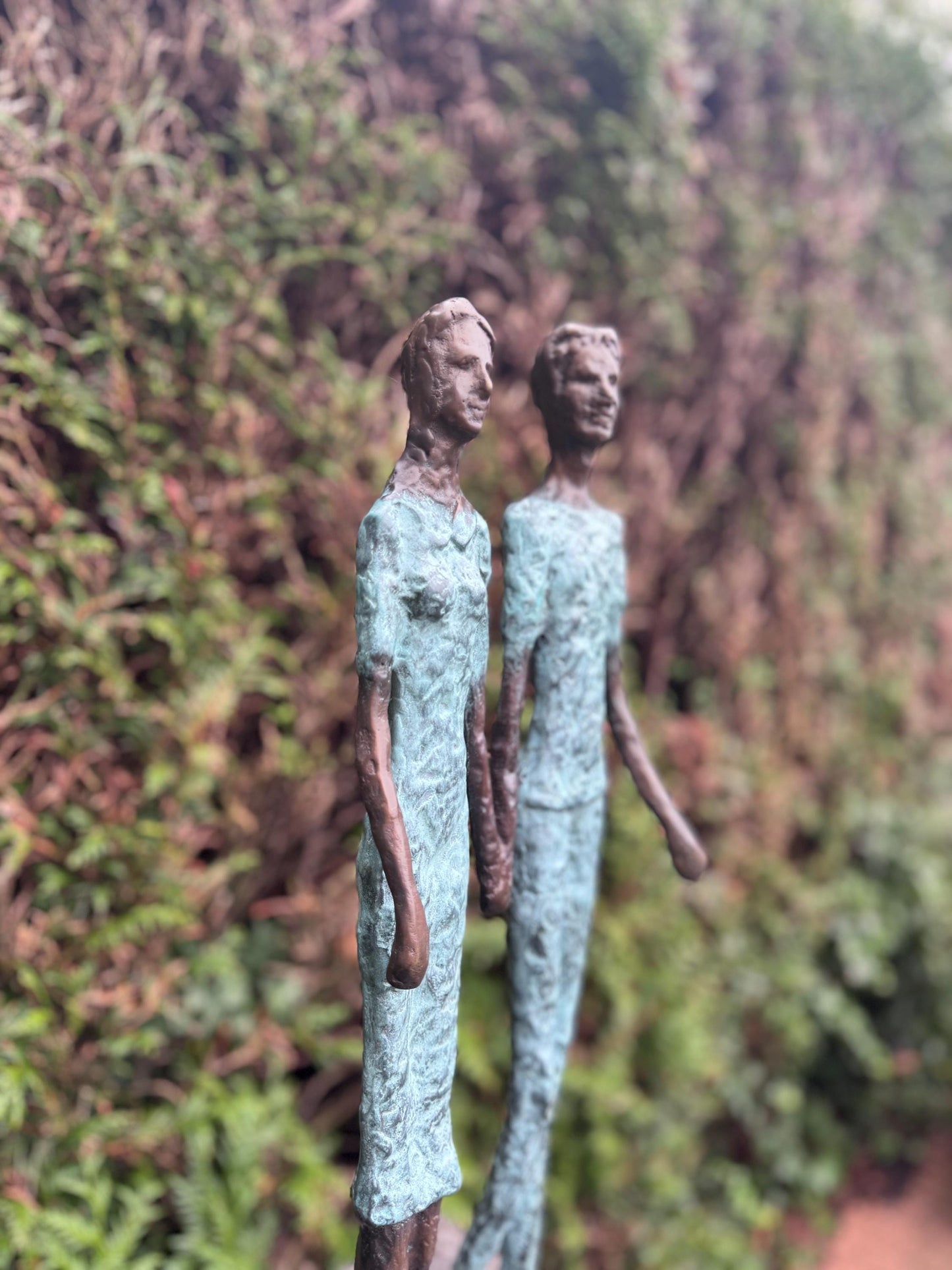 Together Forever – Bronze Sculpture. 19x11x48cm - 4Kg