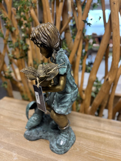 Nature's Friends – Bronze Sculpture. 20x40x54cm