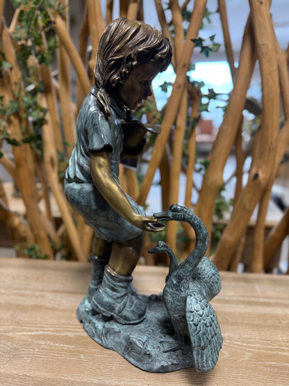 Nature's Friends – Bronze Sculpture. 20x40x54cm