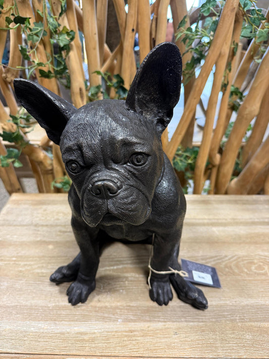 Loyal Bulldog – Bronze Sculpture. 29x30x42cm