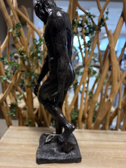 Weight of Reflection – Bronze Sculpture. 27x31x80cm