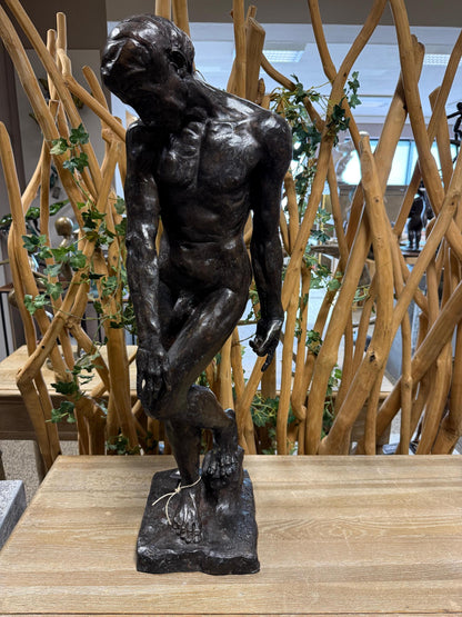 Weight of Reflection – Bronze Sculpture. 27x31x80cm