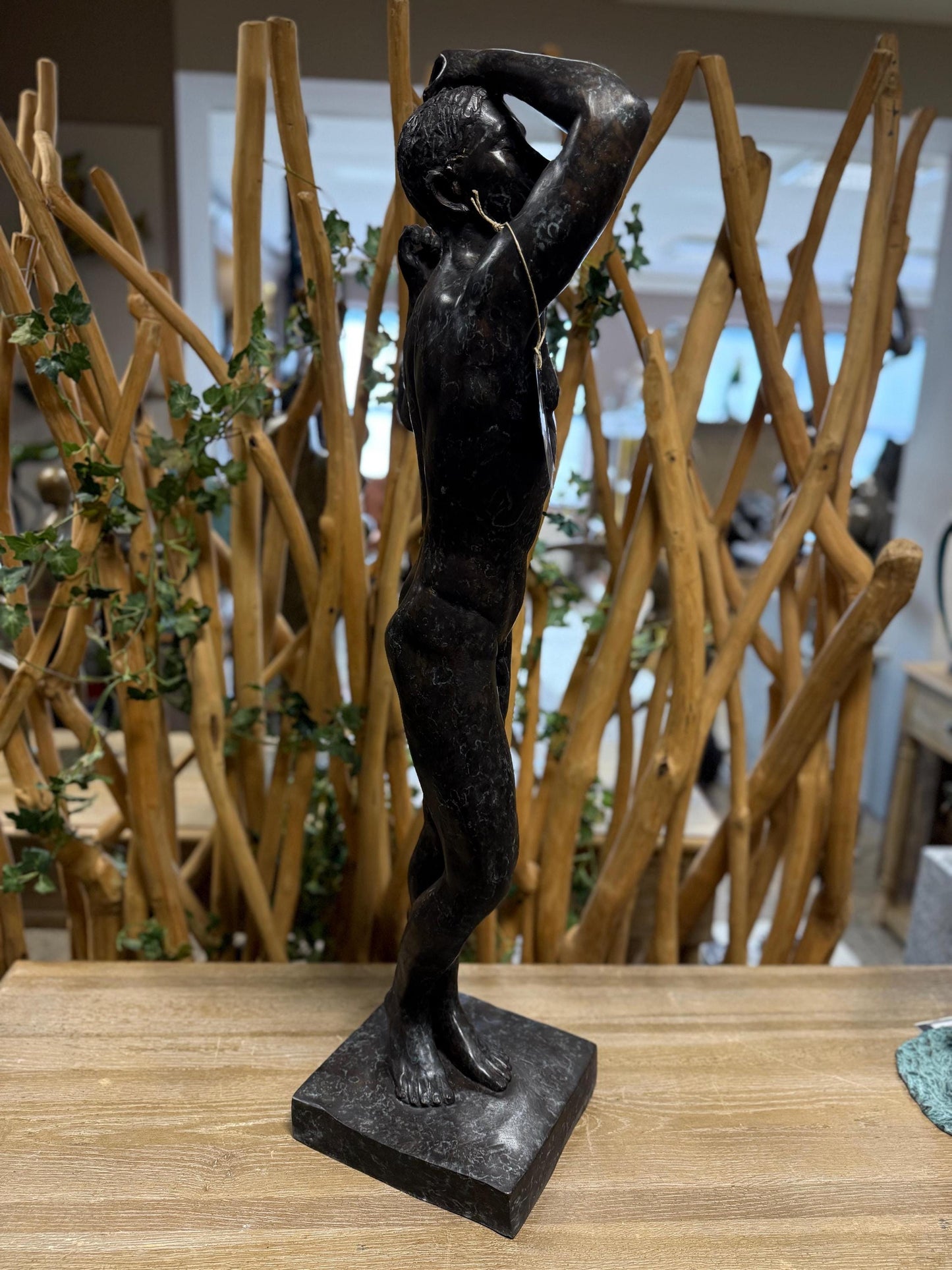 Awakening Figure – Bronze Sculpture. 30x26x92cm