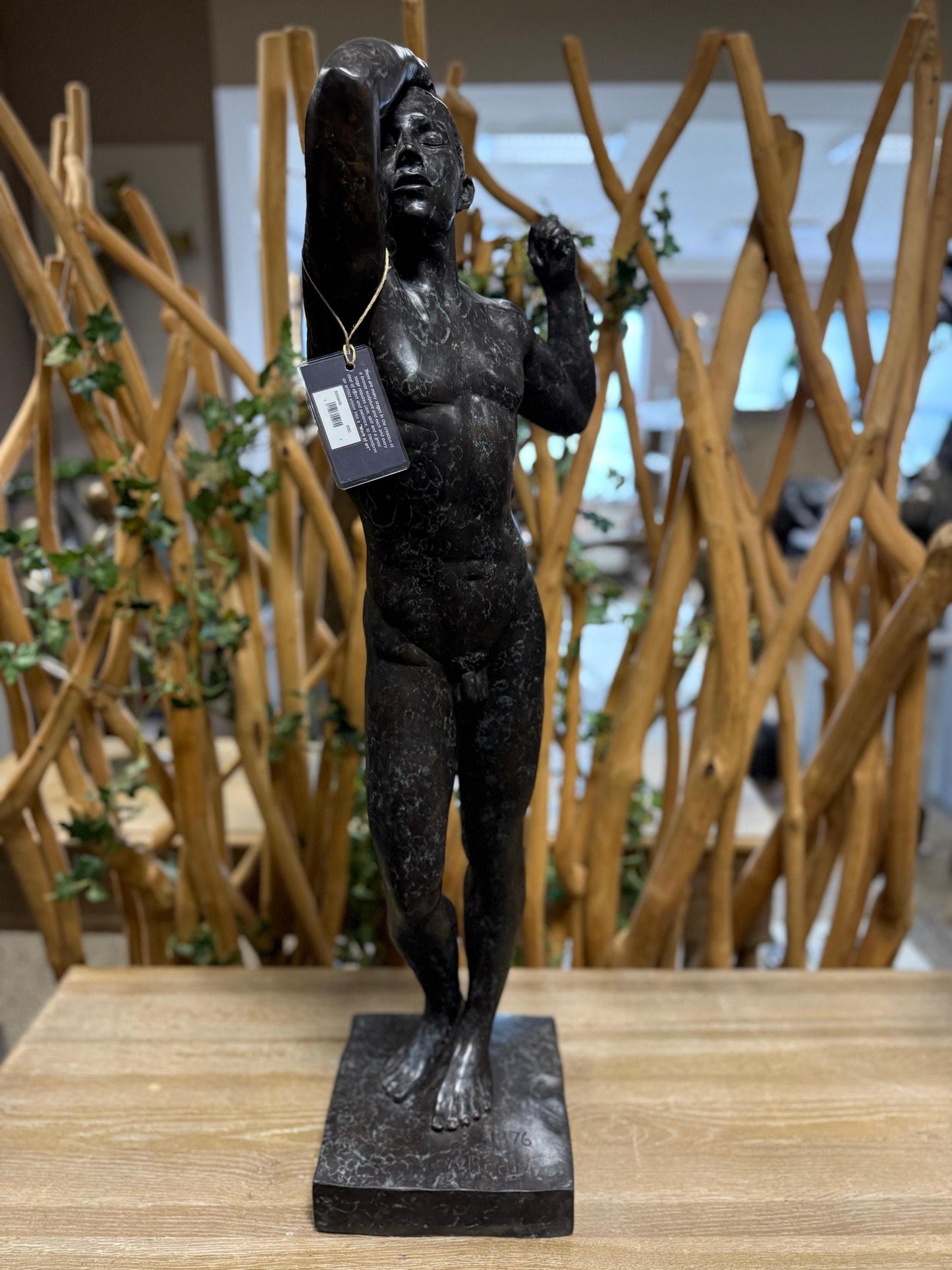 Awakening Figure – Bronze Sculpture. 30x26x92cm