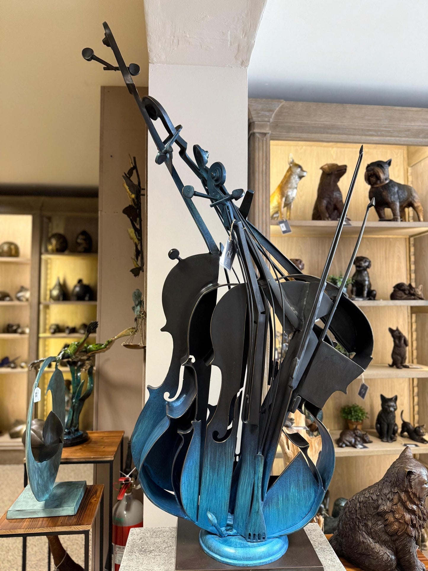 Symphony in Motion – Bronze Sculpture. 28x88x149cm