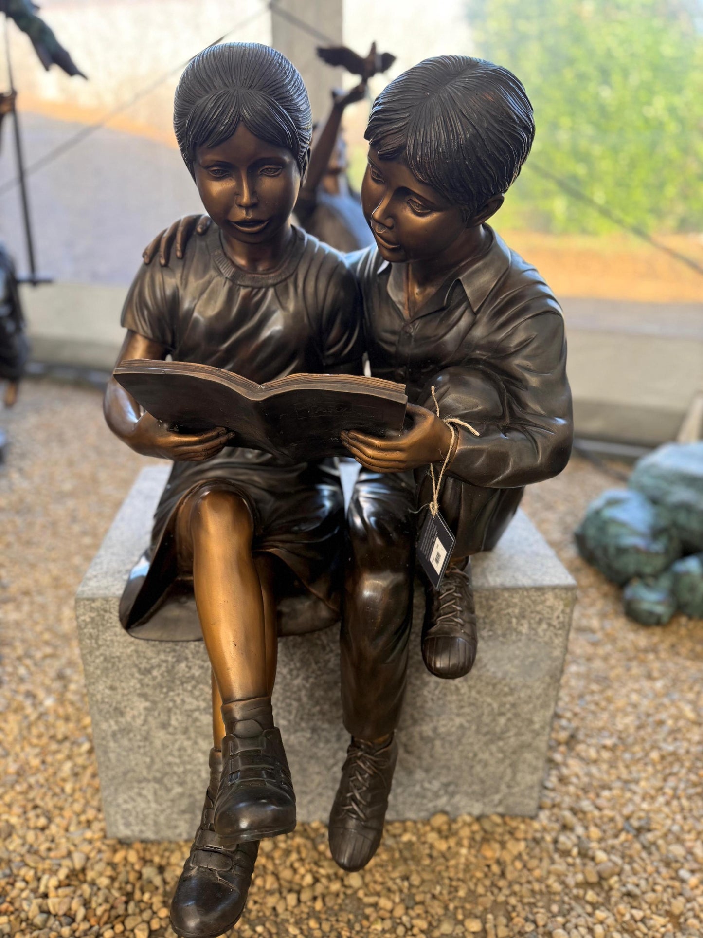 Shared Stories – Bronze Sculpture. 52x53x80cm