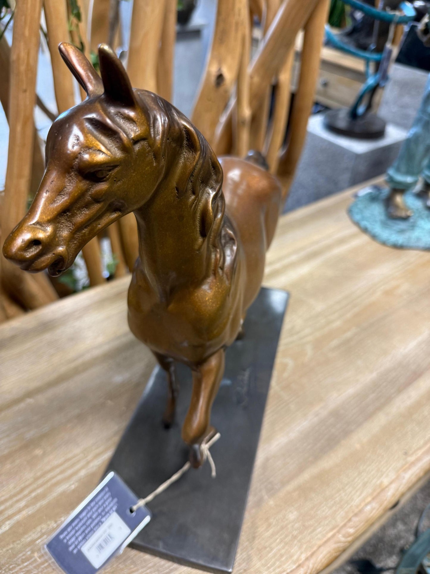 Trotting Horse – Bronze Sculpture. 44x14x37cm