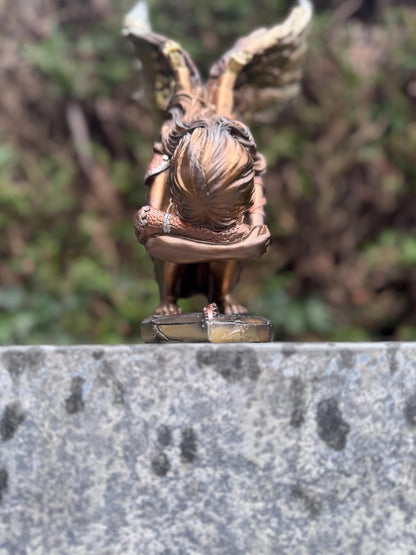 Winged Warrior – Bronze Sculpture. 11x37cm - 1Kg