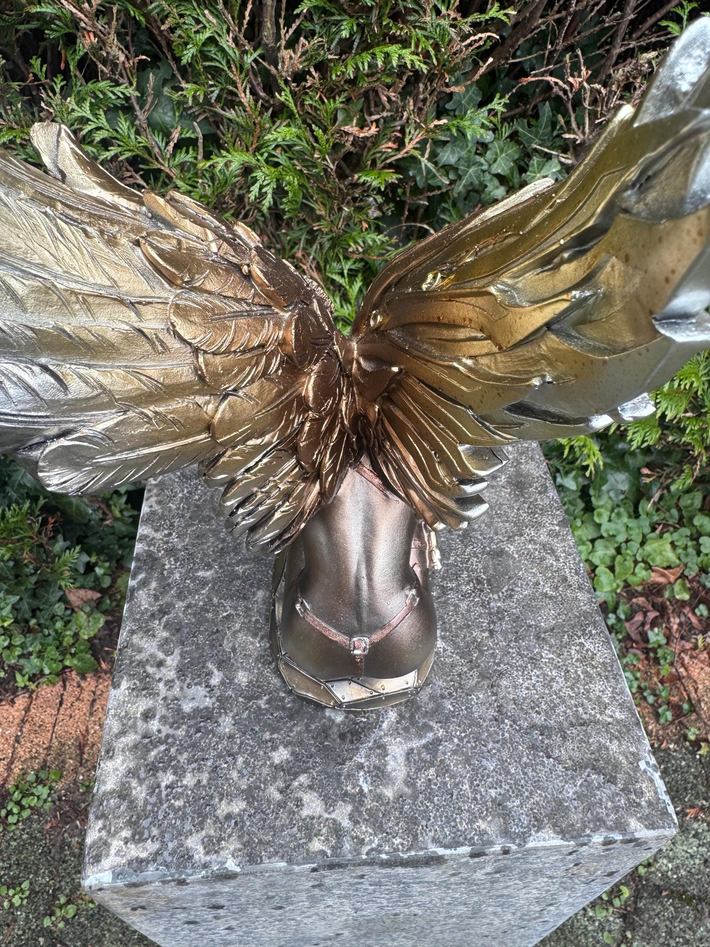 Winged Warrior – Bronze Sculpture. 11x37cm - 1Kg