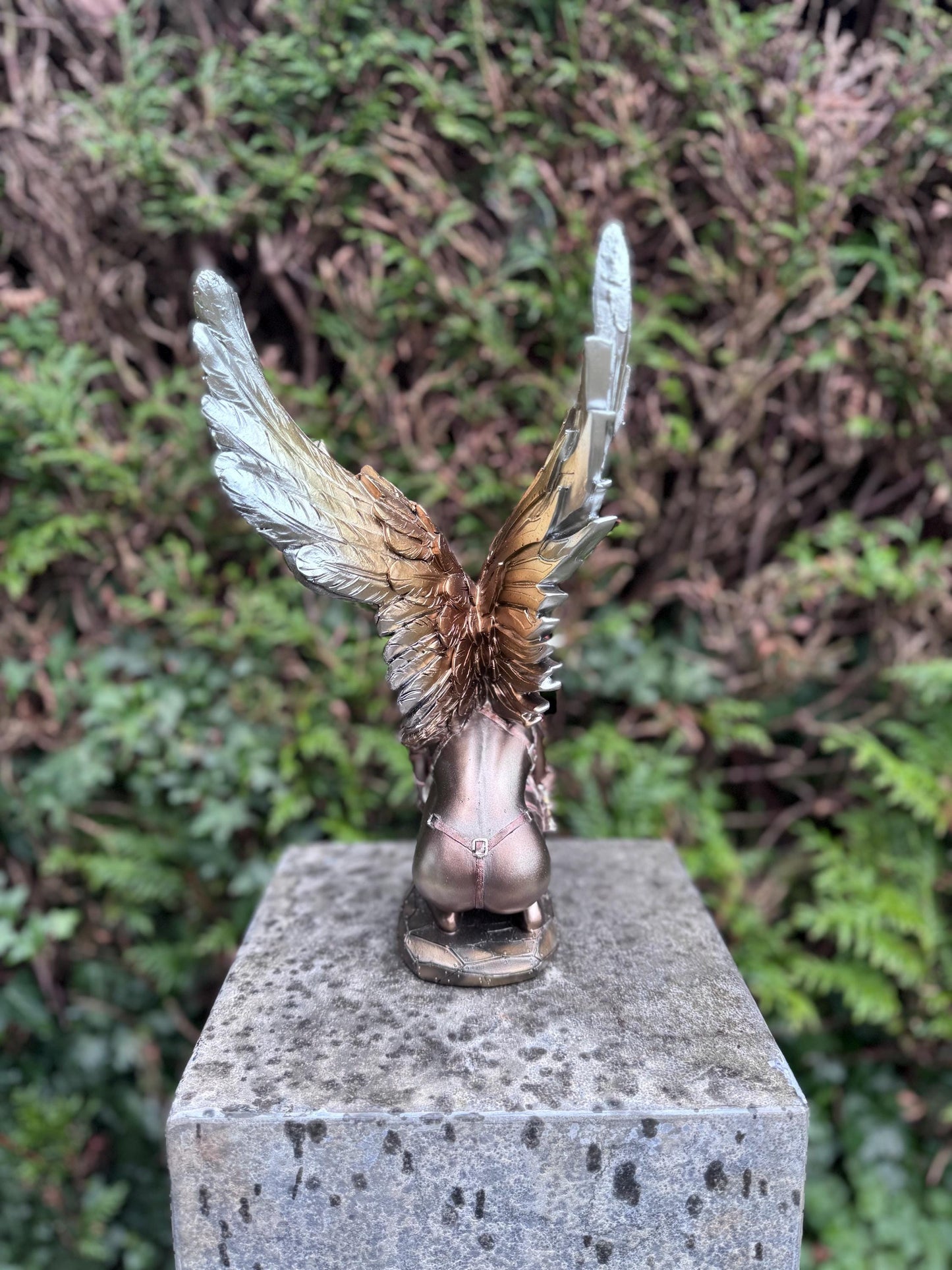 Winged Warrior – Bronze Sculpture. 11x37cm - 1Kg