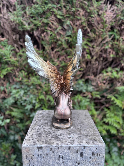 Winged Warrior – Bronze Sculpture. 11x37cm - 1Kg