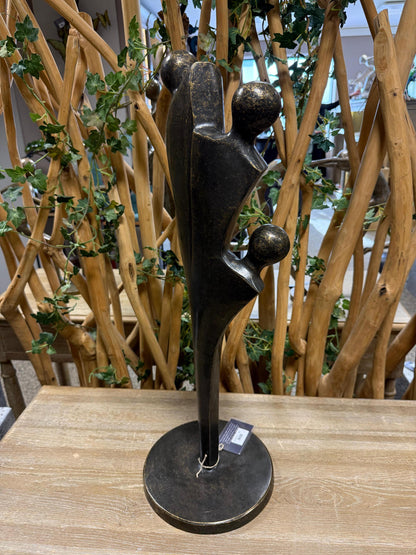 Together We Grow – Bronze Sculpture. 23x23x65cm