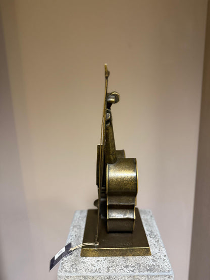 Abstract Violin – Bronze Sculpture. 20x20x50cm