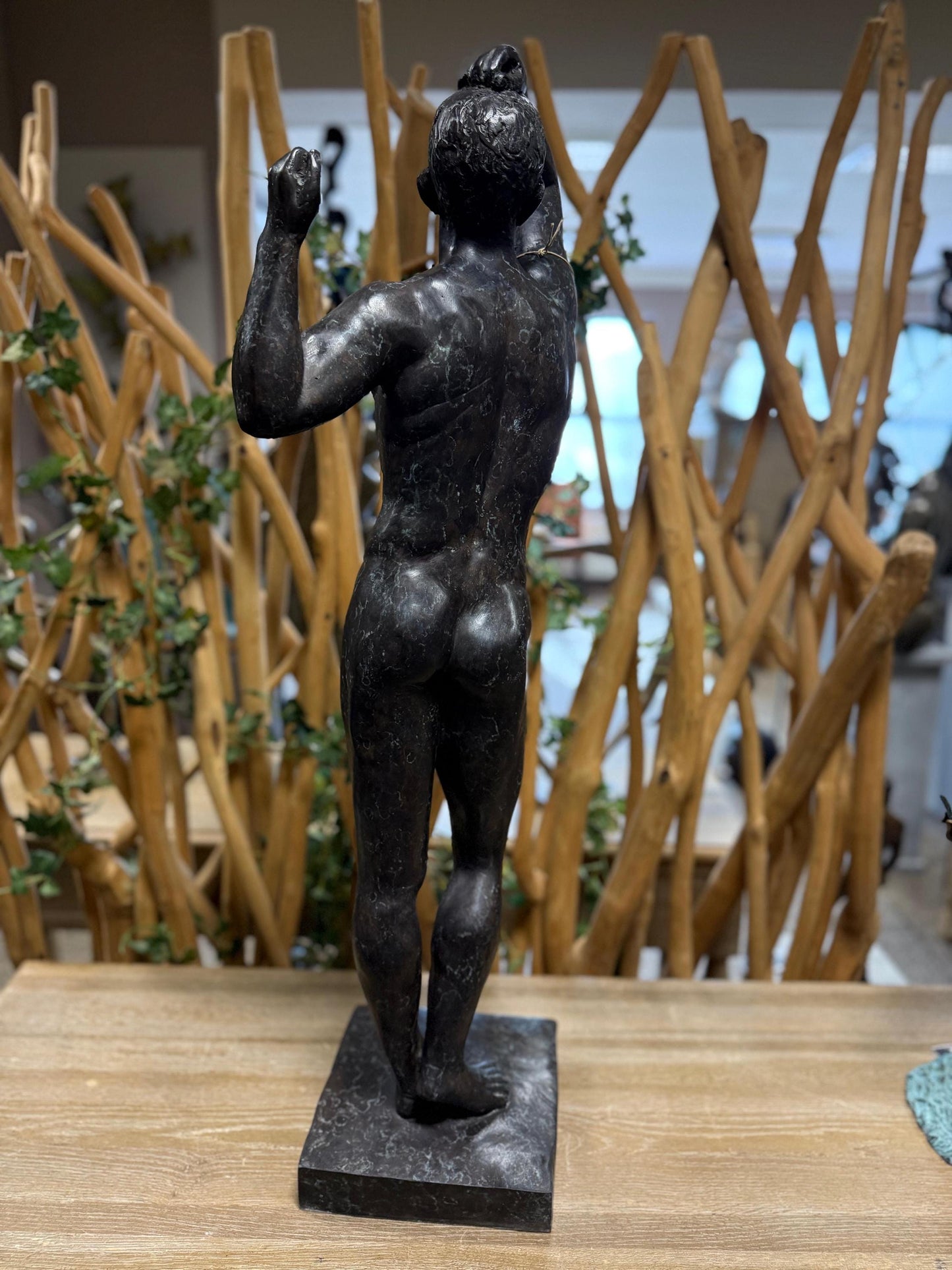 Awakening Figure – Bronze Sculpture. 30x26x92cm