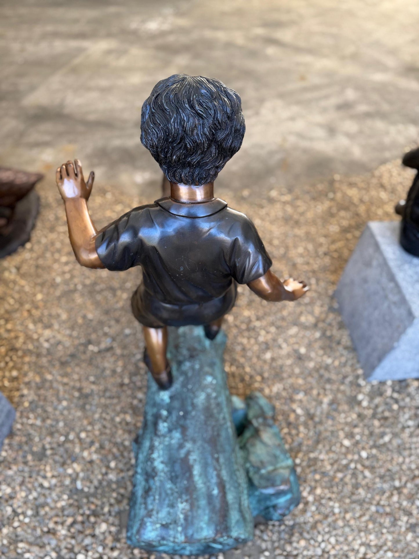 Balancing Together – Bronze Sculpture. 150x69x107cm