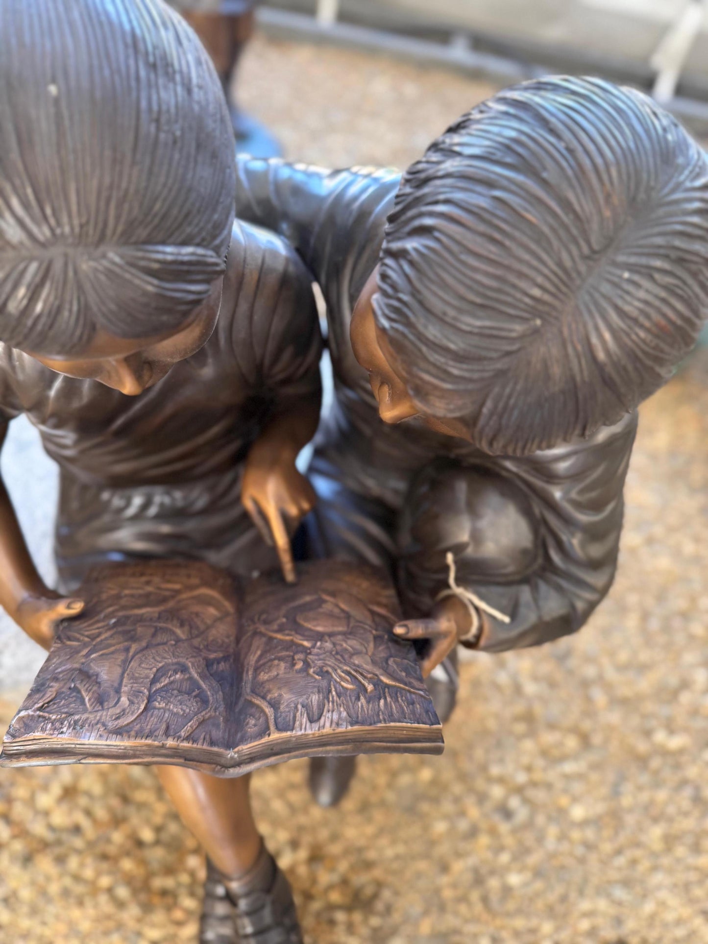 Shared Stories – Bronze Sculpture. 52x53x80cm