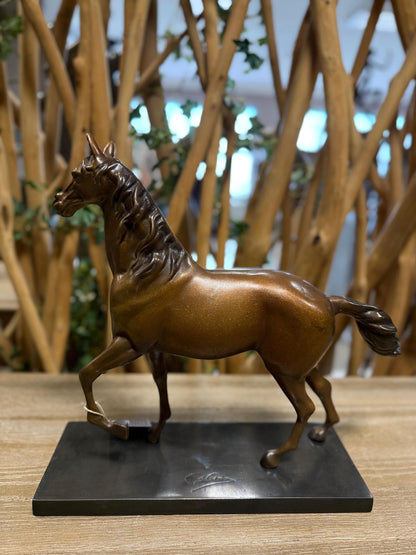 Trotting Horse – Bronze Sculpture. 44x14x37cm