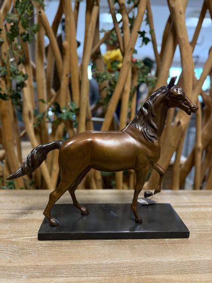 Trotting Horse – Bronze Sculpture. 44x14x37cm