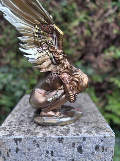 Winged Warrior – Bronze Sculpture. 11x37cm - 1Kg
