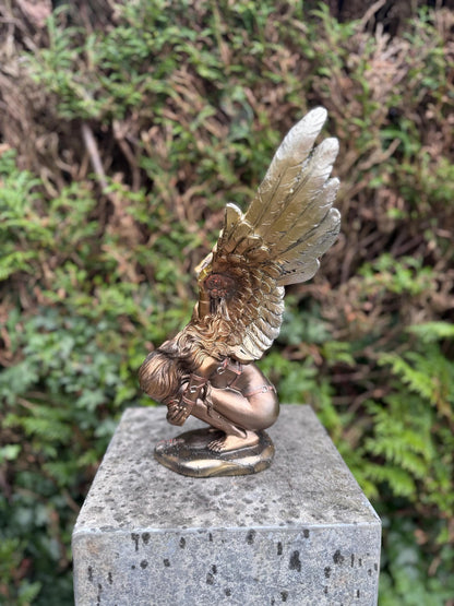Winged Warrior – Bronze Sculpture. 11x37cm - 1Kg
