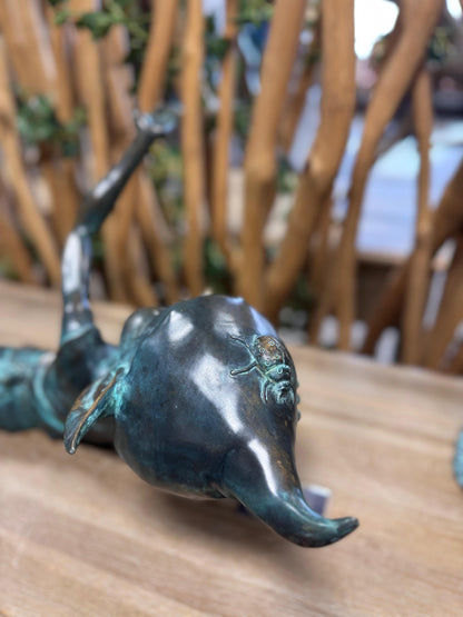 Playful Elf – Bronze Sculpture. 83x42x33cm