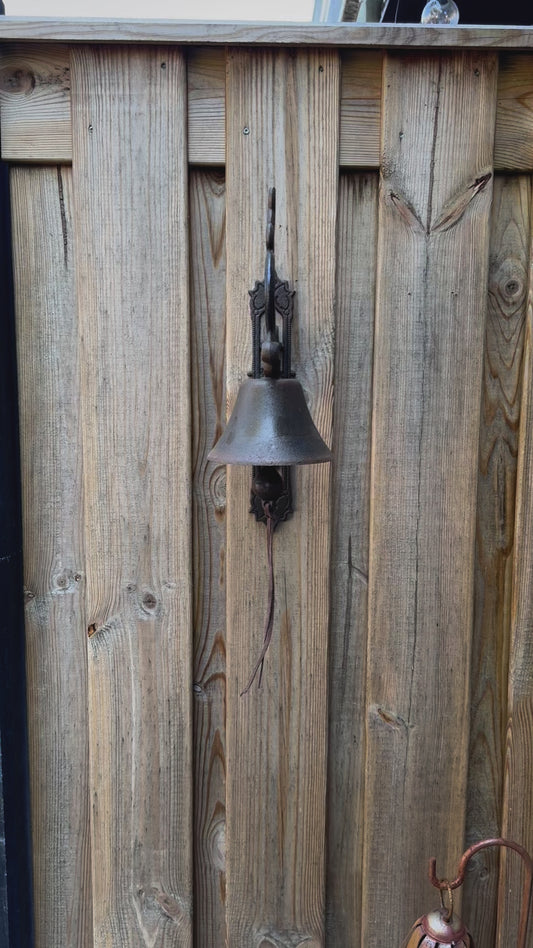 Welcome Wall Bell – Iron Sculpture. 14x39cm - 5.5Kg