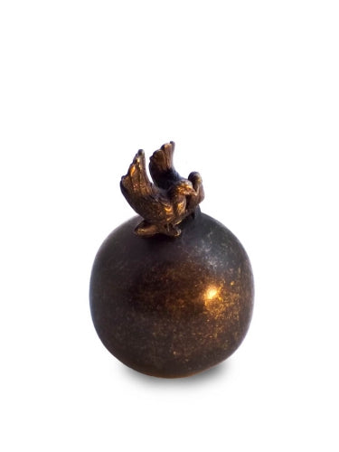 Mini urna em Bronze Pombos