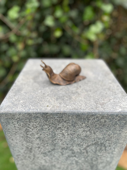 Caracol em Bronze 6x5x11cm