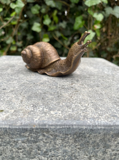 Caracol em Bronze 6x5x11cm