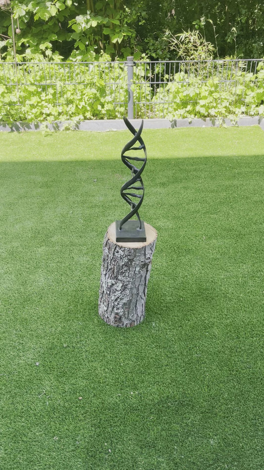 DNA Helix – Bronze Sculpture. 53x13x13cm - 2.7Kg