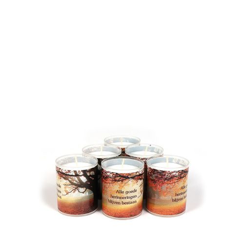 Velas Comemorativas - 6,5 cm - ø 5cm - 6 Velas