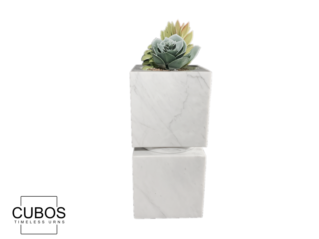 Cubos Plant Bianco Carrara