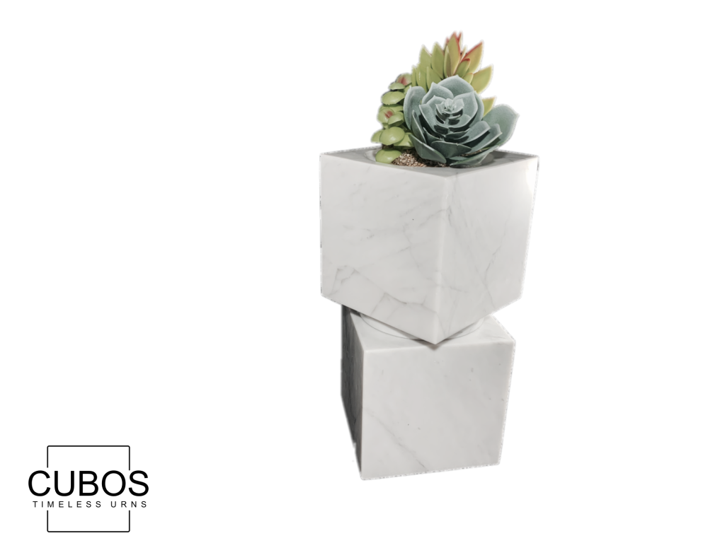 Cubos Plant Bianco Carrara