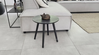 Sleeping Cat – Bronze Sculpture. 11x14x9cm