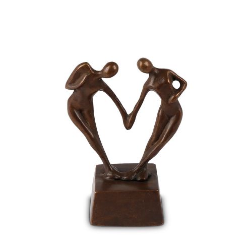 Urnas em bronze-Casal de Amor 14.5cm-65ml