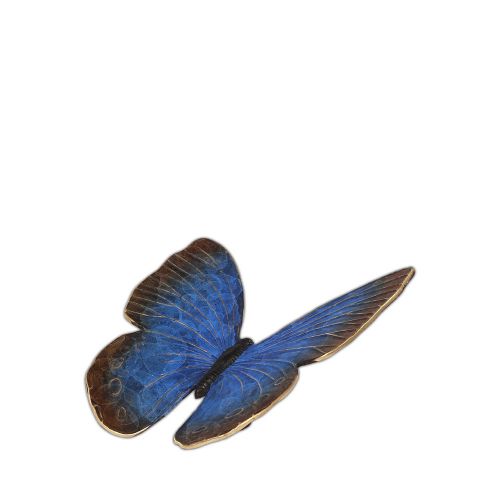 Urna Bronze Borboleta Azul 10 ML