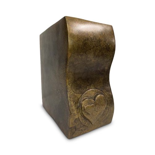 Urna em Bronze Coração - 19x10x20cm - 3L