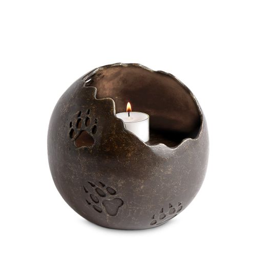 Urna em bronze - Cão - A luz da tua alma - ø 15cm - 1,1L